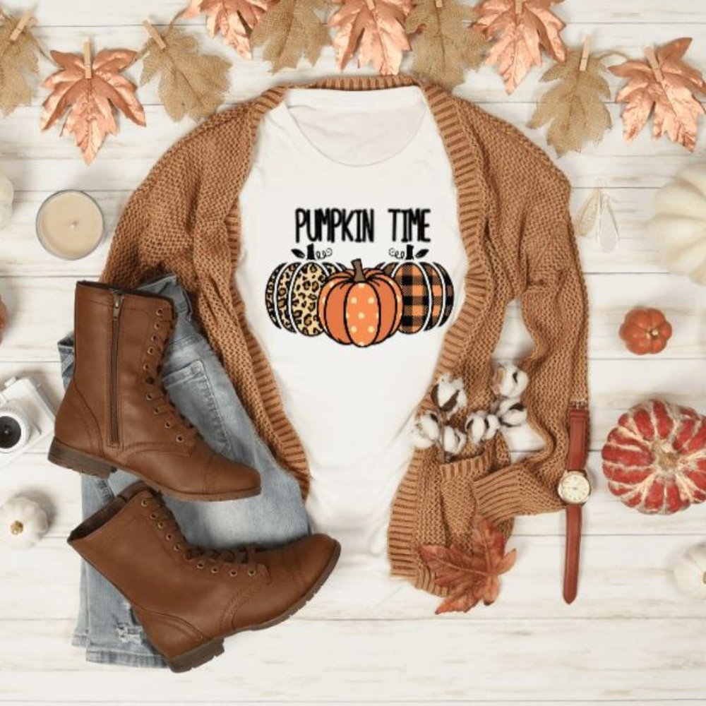 Pumpkin Time Softstyle® Fitted T-Shirt